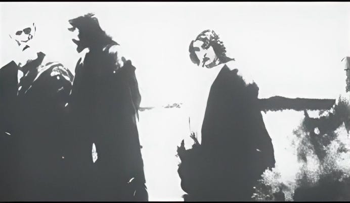 a proported image from the chronovisor of christ on the day of crucifixtion