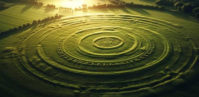 a crop circle image
