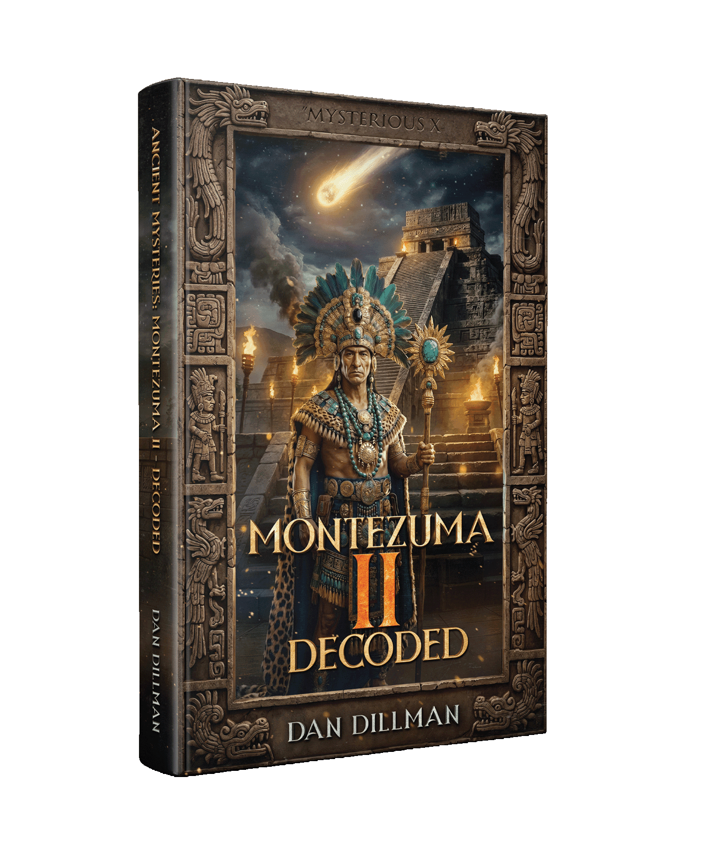Montezuma II Decoded book cover — Dan Dillman, Aztec treasure history
