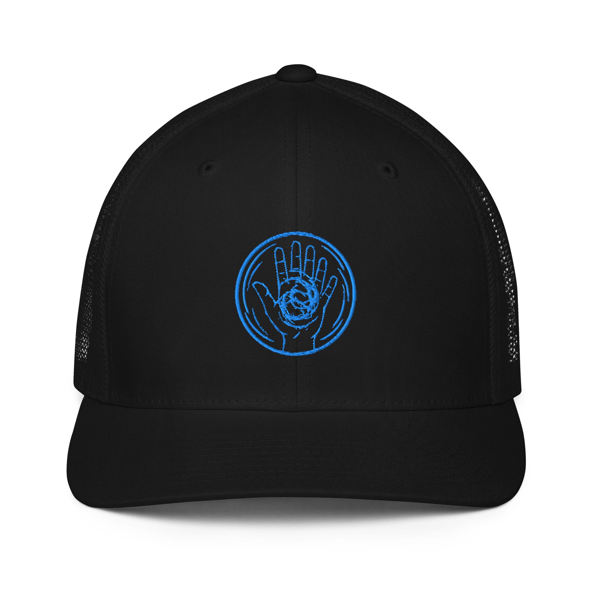 6 Fingered Logo Hat Closed-back trucker cap