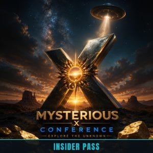 Mysterious X Conference 2026 poster — Insider Pass with priority seating