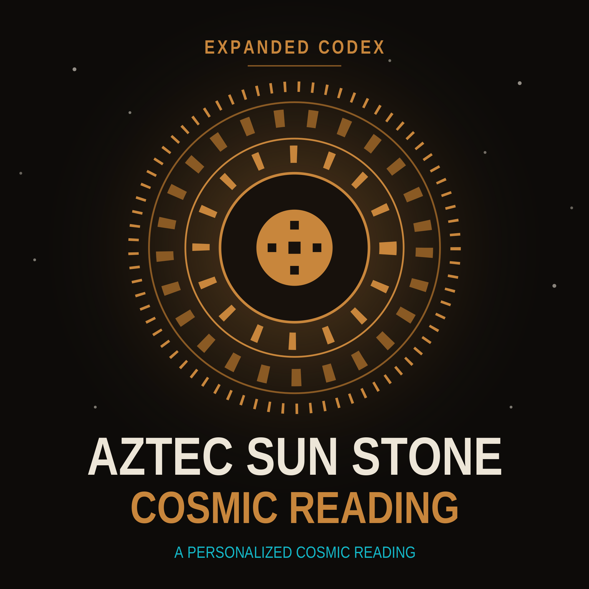aztec sunstone expanded cosmic reading image