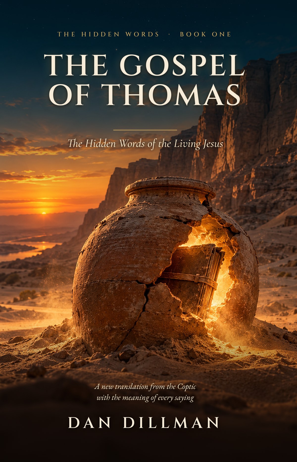 The Gospel of Thomas: The Hidden Words of the Living Jesus, by Dan Dillman, front cover
